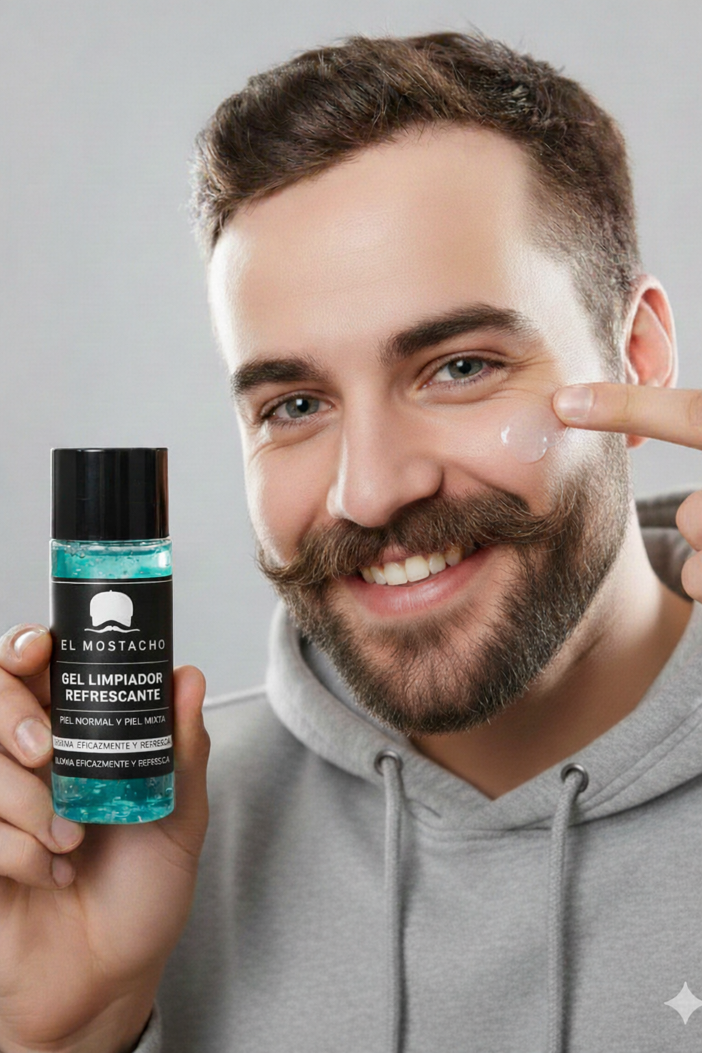 GEL LIMPIADOR REFRESCANTE - EL MOSTACHO