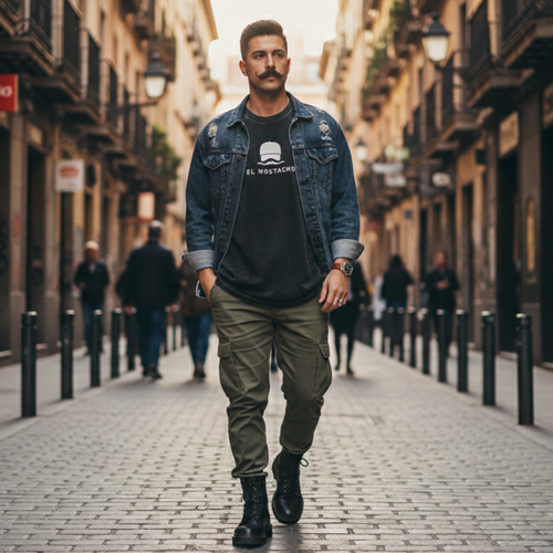 Camiseta de manga corta EL MOSTACHO 2026