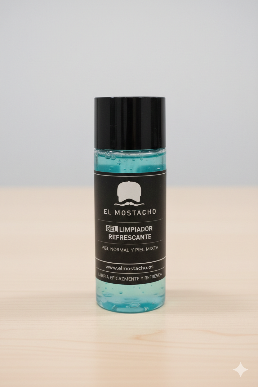 GEL LIMPIADOR REFRESCANTE - EL MOSTACHO