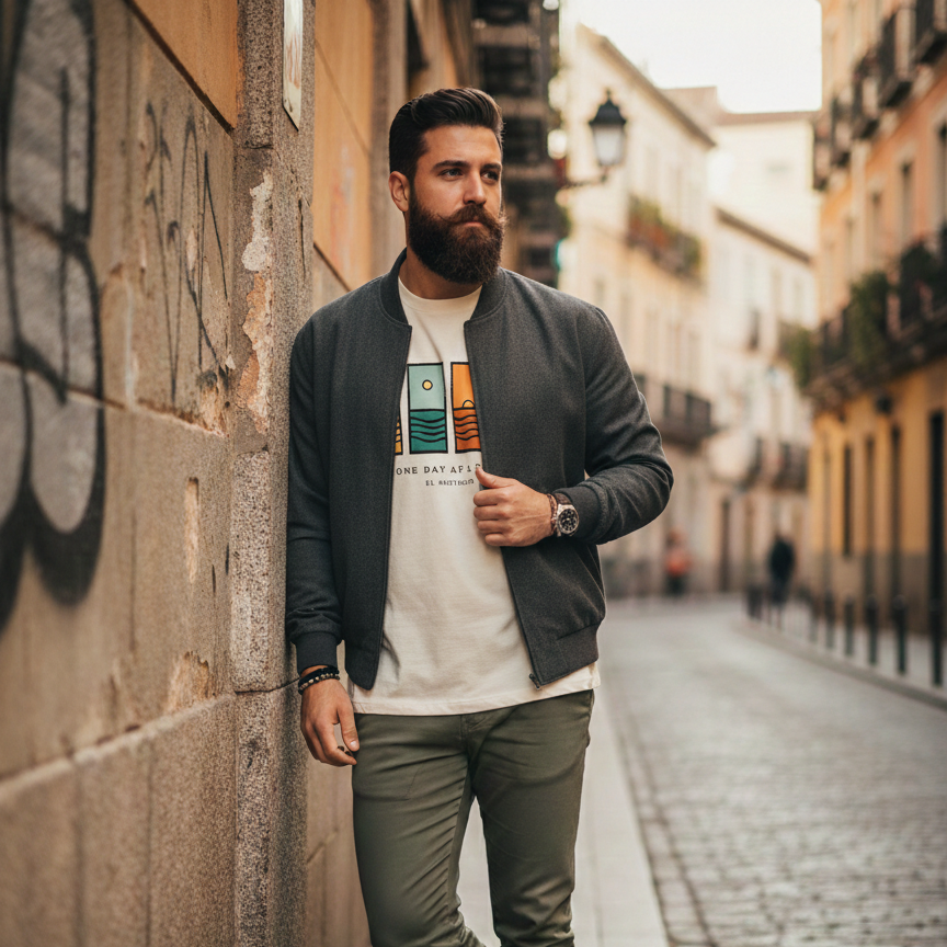 Camiseta ONE DAY - EL MOSTACHO